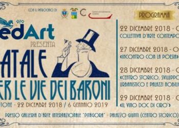 FedArt “Natale per le vie dei baroni” nella provincia di Crotone