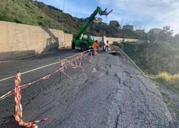 Intervento di messa in sicurezza sulla Strada provinciale 63 in direzione Steccato di Cutro