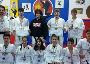 Attestati di benemerenza per dieci karateka dell’asd Martial Kroton Ryu