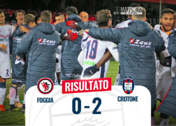 Calcio Serie BKT, 21a giornata: Foggia vs Crotone 0-2