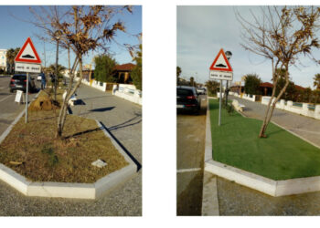 Città Pulita riqualifica la quarta aiuola del lungomare sud di Cirò Marina