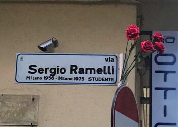 Crotone, ripristinata la targa di via Sergio Ramelli