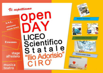 Domenica Open Day al Liceo Scientifico “Ilio Adorisio” di Cirò