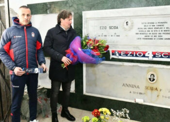 Il Crotone rende omaggio a Ezio Scida, storico capitano della squadra negli anni ’40