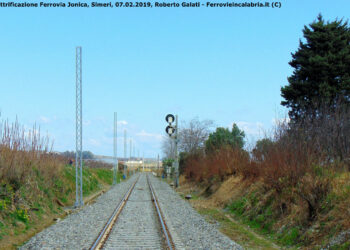 Ferrovia Jonica: Proseguono i lavori di elettrificazione tra Catanzaro Lido e Sibari