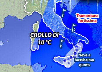 Meteo, da Venerdi 22 febbraio torna Neve e Freddo gelido dalla Russia