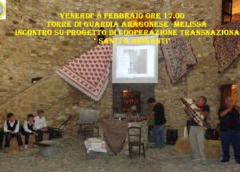 “Santi e Briganti” venerdì 8 febbraio nella Torre di Guardia di Melissa