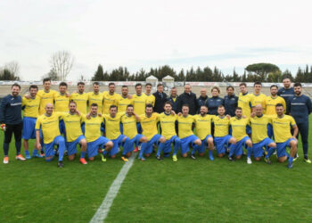 La nazionale di Poste Italiane scende in campo con mister Di Livio