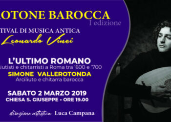 Sabato 2 marzo, Simone Vallerotonda apre il “Festival Crotone Barocca” nella la chiesa di San Giuseppe