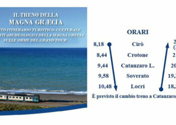 Sabato 9 marzo: ritorna il Treno della Magna Grecia, Quarto itinerario turistico-culturale per i siti archeologici