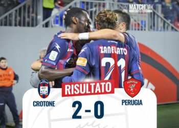 Serie BKT 31esima giornata Crotone con il piglio di una capolista batte il Perugia 2-0 e conquista il sesto risultato utile consecutivo