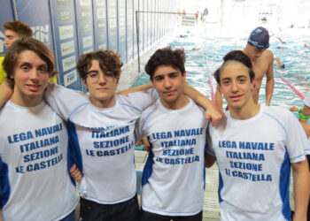 4 giovani soci della Lega Navale di Le Castella e della Kroton Nuoto si sono qualificati ai Campionati Italiani Criteria di Riccione
