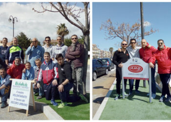 Completata la sesta aiuola del lungomare sud di Cirò Marina, grazie ai volontari di Città Pulita e ad un imprenditore