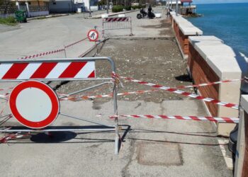 Torretta, ripristinato il cedimento sul Lungomare nord