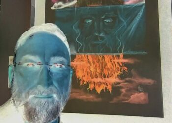 Riconoscimenti per lo strongolese Mario Vetere con un’opera in negativo dedicata a Leonardo da Vinci