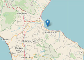 Terremoto in mattinata a Corigliano Rossano, è stata registrata una scossa di magnitudo ML 2.8