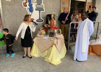 Il Polo D’Infanzia del Baby Kinder Park accoglie la statua del Santo Patrono di Cirò Marina, San Cataldo