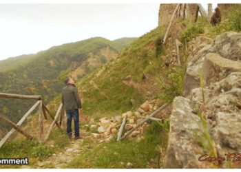 Sempre più grave il dissesto idrogeologico nel nostro territorio: filmato della frana dell’antica mulattiera di Campana