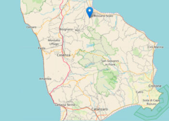 Terremoto nella notte a Corigliano Rossano, è stata registrata una scossa di magnitudo ML 2.0