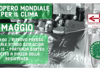 Venerdi 24 maggio: Secondo sciopero globale per il clima a Crotone