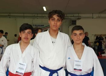 Buone prestazioni della Martial Kroton al 34° Campionato Italiano Cadetti Kumite