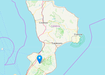 Terremoto in mattinata a San Pietro di Caridà (RC), è stata registrata una scossa di magnitudo ML 3.4