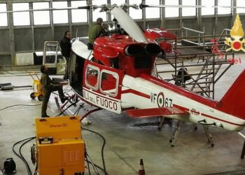 Attivato il Reparto volo dei Vigili del Fuoco di Lamezia Terme