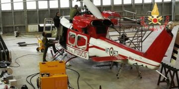 Attivato il Reparto volo dei Vigili del Fuoco di Lamezia Terme