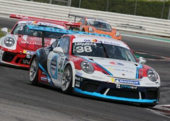 Il calabrese Simone Iaquinta al Mugello per il quarto round della Carrera Cup Italia