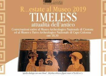 “R…estate al Museo 2019”, Al via da martedì 16 luglio gli incontri al Museo di Crotone e al Museo e Parco di Capo Colonna