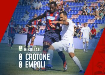 CALCIO Serie BKT, 3a giornata: Crotone-Empoli 0-0