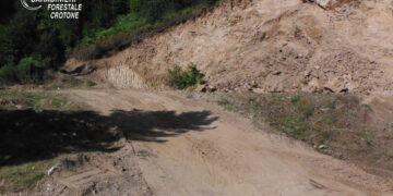 Cotronei: Sequestrata un’area sbancata senza autorizzazioni