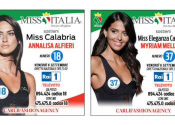 Il televoto deciderà Miss Italia 2019. L’appello della Carlifashionagency: “votate le nostre calabresi”