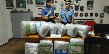 Viaggiava sulla SS106 con 55kg di droga nel furgone, arrestato dai Carabinieri