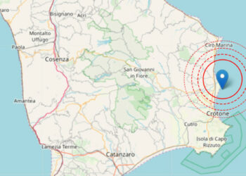 Ancora una scossa di Terremoto adiacente la foce del Fiume Neto sulla costa ionica crotonese