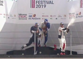 Grande impresa di Simone Iaquinta a Misano nel penultimo round della Carrera Cup