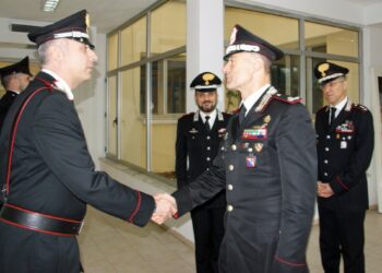 Il Generale di Brigata Andrea Paterna visita il Comando Provinciale Carabinieri di Crotone
