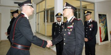 Il Generale di Brigata Andrea Paterna visita il Comando Provinciale Carabinieri di Crotone