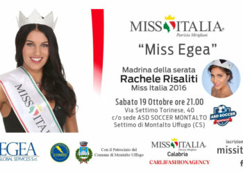 La stagione 2020 di Miss Italia Calabria è alle porte. Sabato 19 ottobre la prima selezione a Montalto Uffugo