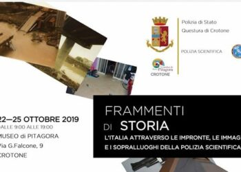 Mostra fotografica itinerante “Frammenti di Storia” dal 22 al 25 ottobre 2019, all’interno del Museo e dei Giardini di Pitagora di Crotone