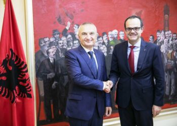 Musmanno ricevuto a Tirana dal Presidente della Repubblica d’Albania