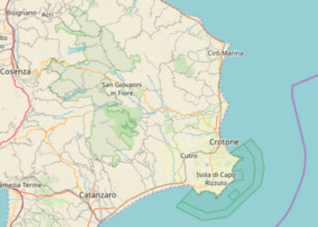 Terremoto a largo di Isola Capo Rizzuto: scossa di magnitudo ML 3.9