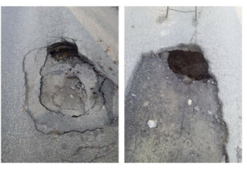 La Strada Provinciale SP 52 da Papanice a Crotone dopo tante segnalazioni ancora piena di buche