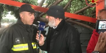Meteo, Danni nel crotonese: oltre trenta interventi dei Vigili del Fuoco, il comandante Dadone in diretta Tv Rai per il report sulla nottata trascorsa