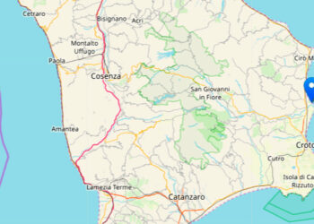 Terremoto a Strongoli Marina in provincia di Crotone, scossa di magnitudo ML 2.9
