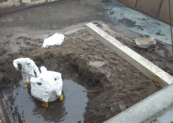 Continuano le operazioni di pulizia delle vasche del Depuratore di Cirò Marina