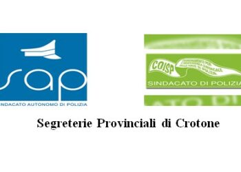 Crotone. Agenti della Polizia di Stato evitano tragedia: salvata anziana Donna, i complimenti dei sindacati