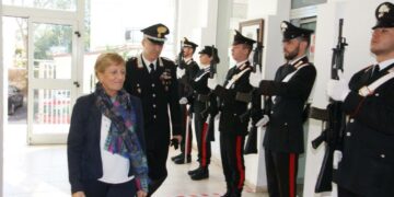 Il Prefetto di Crotone Tiziana Tombesi in visita al Comando Provinciale Carabinieri