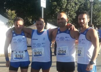 Quattro atleti della “Cirò Marina che Corre” presenti alla Monopoli Half Marathon 2019
