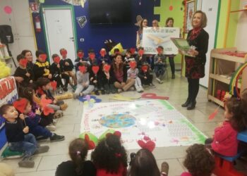 335 organizzazioni, in 40 città in tutta Italia per fermare le guerre. A Cirò Marina il 25 Gennaio, il Polo D’Infanzia Baby Kinder Park ha dato voce al grido di pace